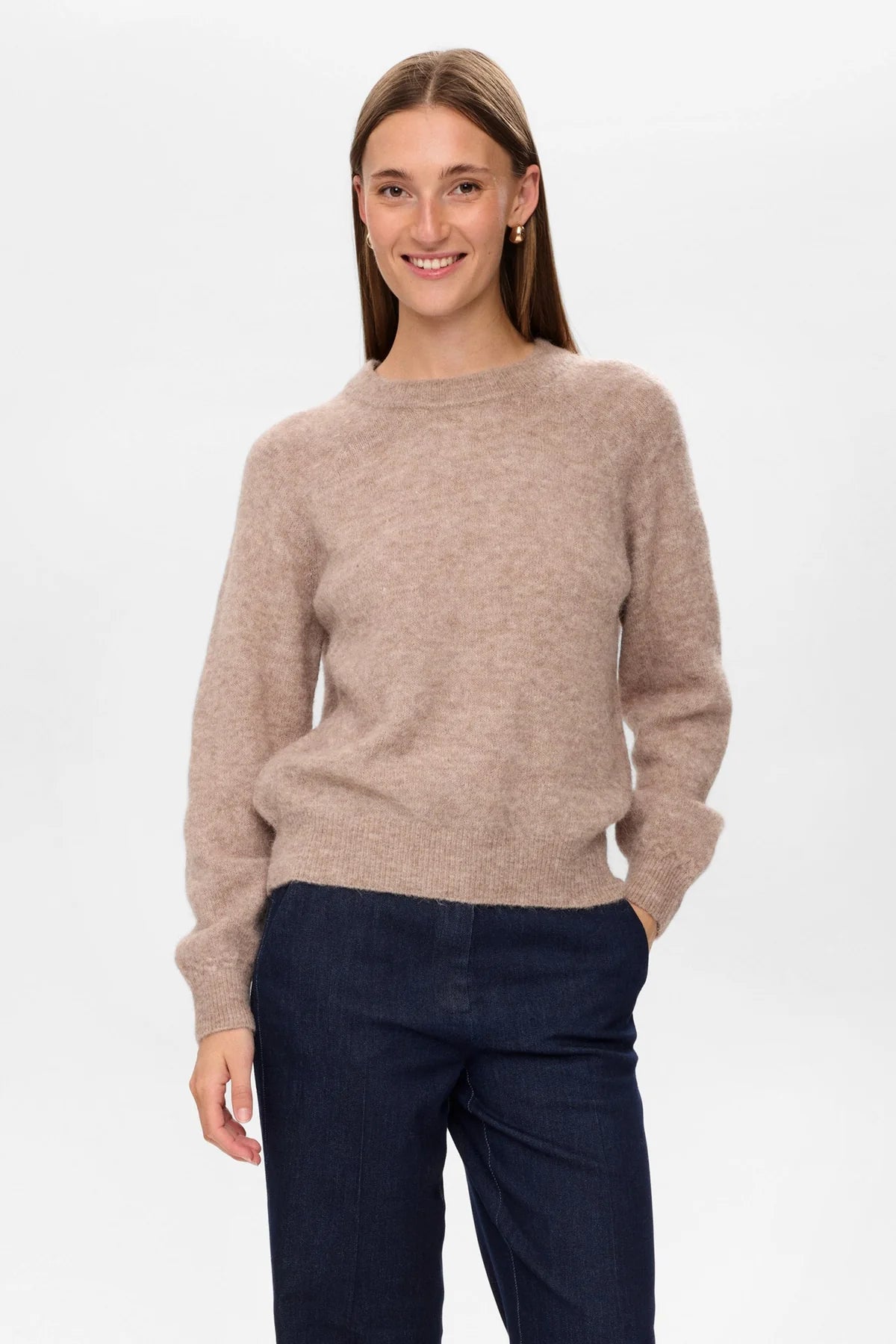Nuriette Pullover - Taupe Grey