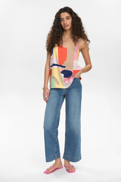 Nuulrika Strap Top - Flamingo Pink