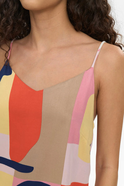 Nuulrika Strap Top - Flamingo Pink