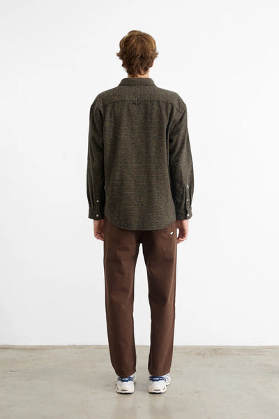 Crosswords Shirt - Plain Chocolate Multi