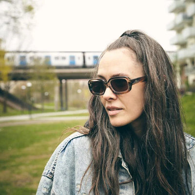 Havana Unisex Sunglasses - Brown Lens/ Cigar Smoke Frame