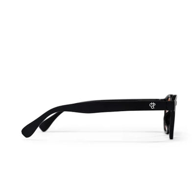 Carro Unisex Sunglasses - Light Orange Lens/ Matt Black Frame