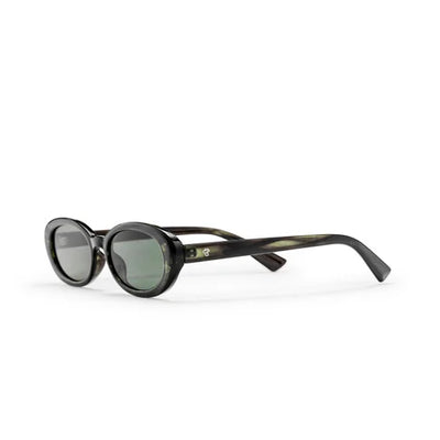 Alice Unisex Sunglasses - Green Lens / Smoke Green Frame