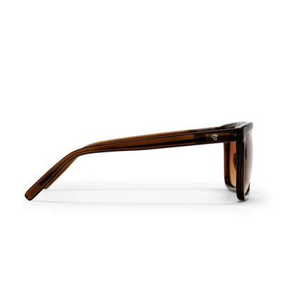Bruce Unisex Sunglasses - Brown Lens/ Coffee Frame