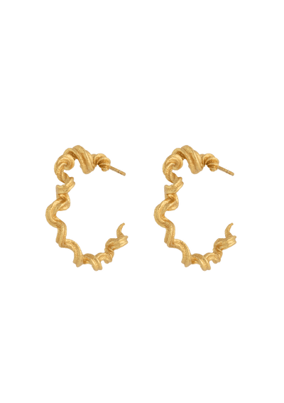 Alchemy Gilded Hoops Earrings - Gold