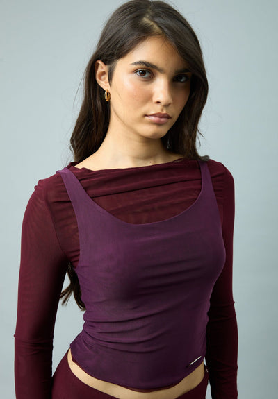 Double Layer LS Mesh Top - Multi