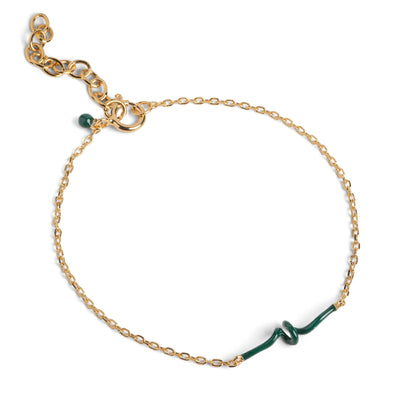Twist Bracelet - Petrol Green