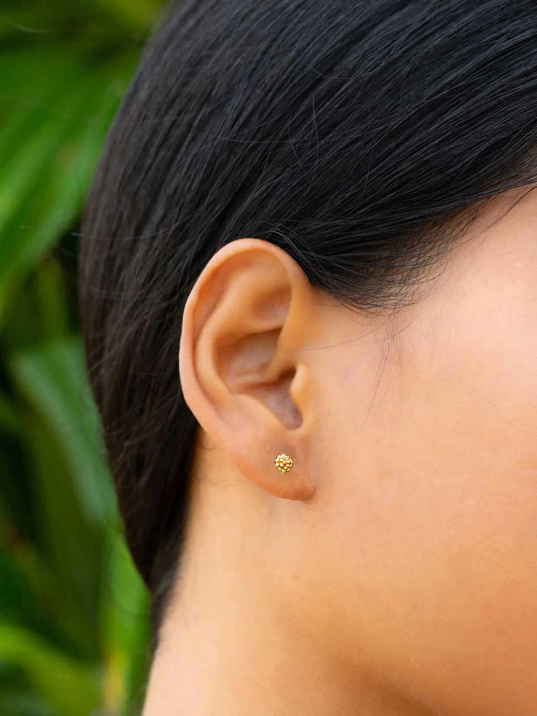 Cala Beaded Studs - Gold Plating