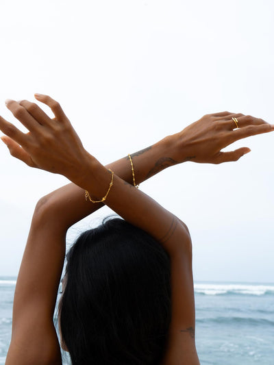 Helios Sun Bracelet - Gold Plating