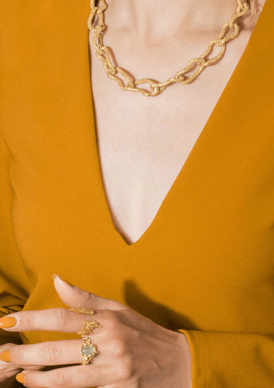 Chain of Astley Gilded Necklace - Gold