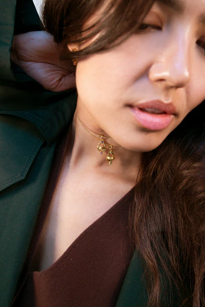 Ayah Necklace - Gold & Tourmaline