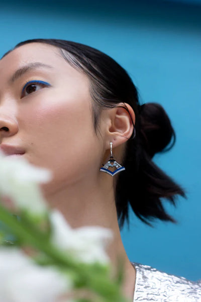 Eiko Hoops - Winter Silver