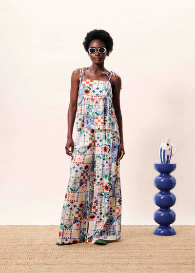 Egeria Trousers - Multi Print
