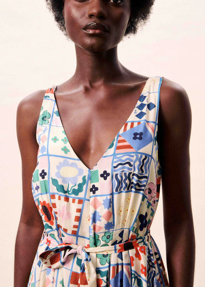 Consordia Dress - Multi Print