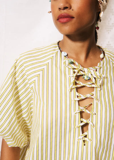 Cosimo Blouse - Pale Yellow