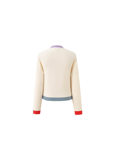Patrick Cardigan - Cream Multi