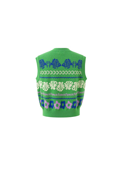 Johanne Sweater Vest - Green