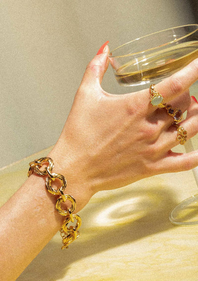 Saga Of Clotho Gilded Bracelet - Gold