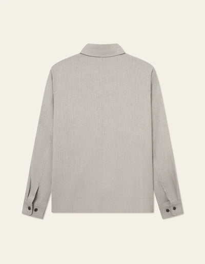 Como Slub Coach Bomber Jacket - Light Sand