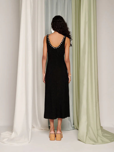 Orion Midi Dress - Coal Black