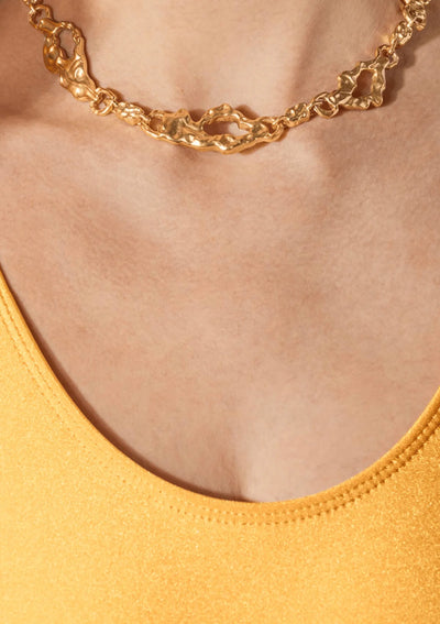 Echo of Sirens Gilded Necklace - Gold