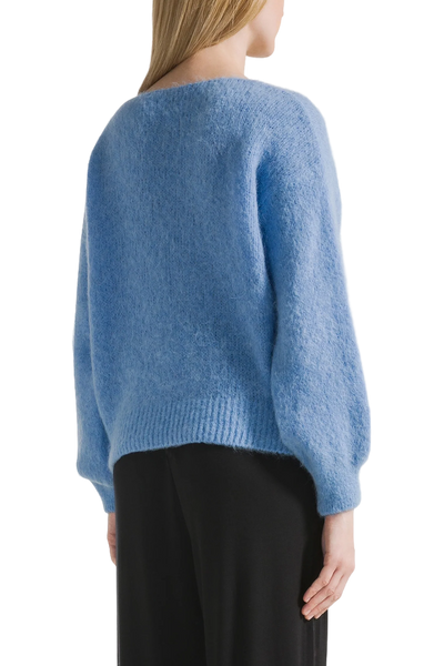 Milana LS Alpaca Pullover - Sky Blue