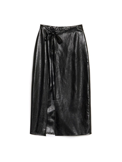 Louise Midi Skirt - Coal Black