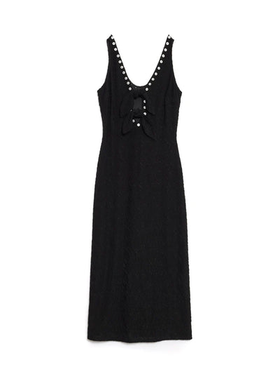 Orion Midi Dress - Coal Black