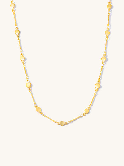 Helios Sun Necklace - Gold Plating