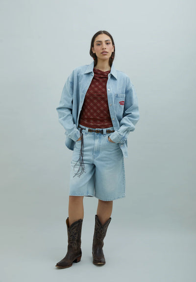 Sundown Denim Shorts - Light Breeze Wash