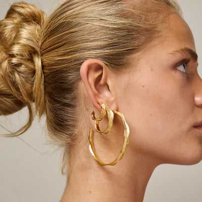 Ane Small Hoops - Gold