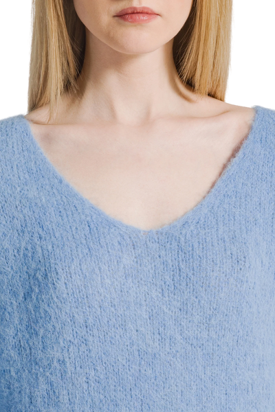 Milana LS Alpaca Pullover - Sky Blue