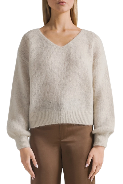 Milana LS Alpaca Pullover - Beige