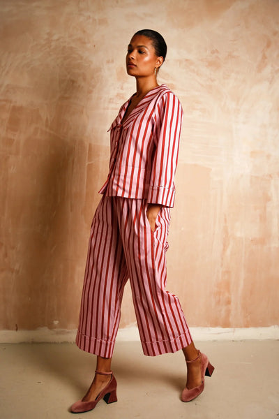 Demi Candy Stripe Print - Pink
