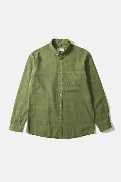 Linen Shirt - Plain Khaki