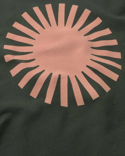 Sol Contrast Leon Sweatshirt - Bottle Green