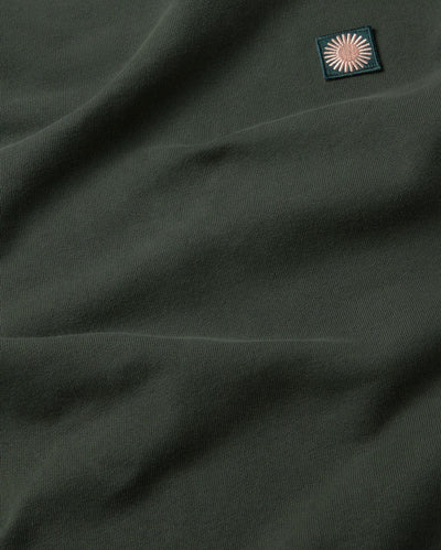 Sol Contrast Leon Sweatshirt - Bottle Green