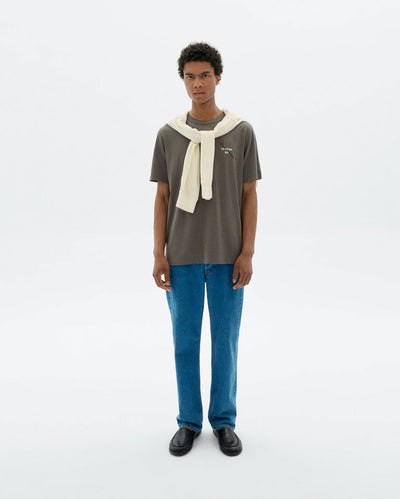 Zach Flower Pavement T-Shirt - Grey