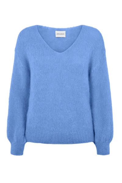 Milana LS Alpaca Pullover - Sky Blue