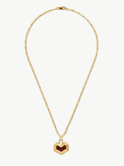 Daryl Necklace - Gold/Tigers Eye