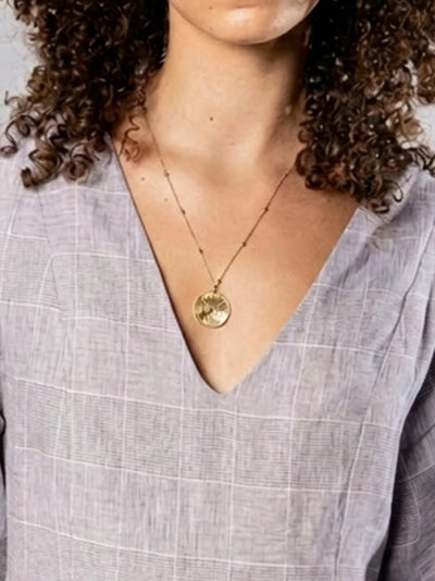 DAY Medallion Necklace - Gold