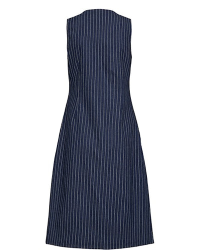 Nuvibeke Dress - Medium Blue Denim