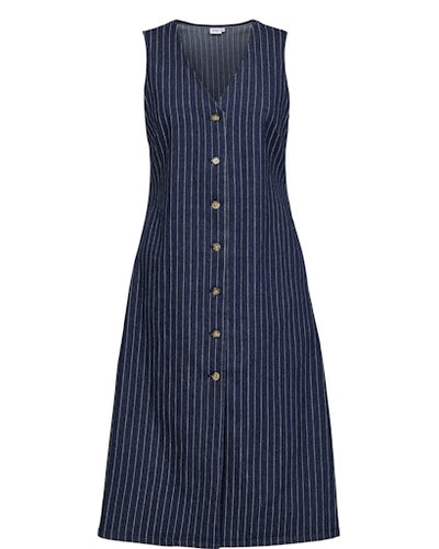 Nuvibeke Dress - Medium Blue Denim
