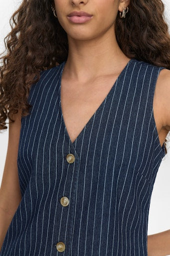 Nuvibeke Dress - Medium Blue Denim