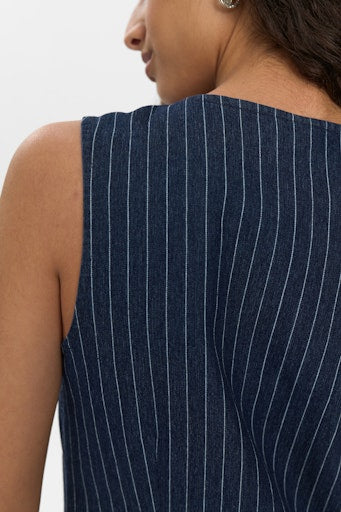 Nuvibeke Dress - Medium Blue Denim