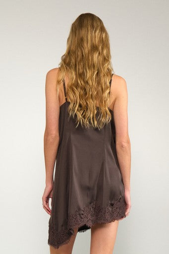 Nunadine Dress - Black Coffee