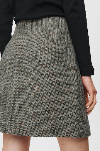 Nuavey Mini Skirt - Caviar