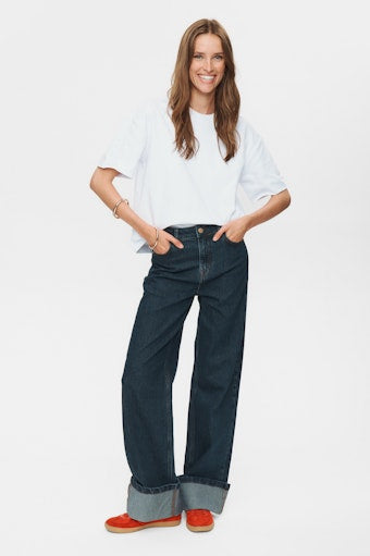 Nutronoto Wide Jeans - Dark Denim Blue