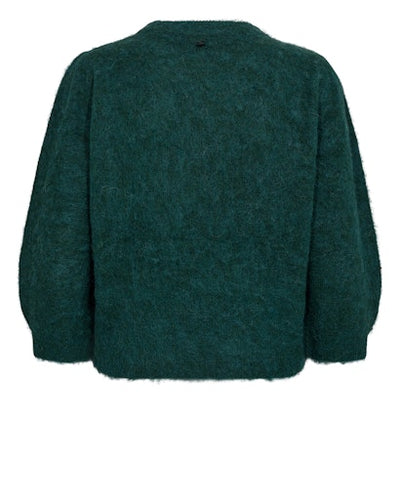 Nusuri Brushed Pullover - Rain Forest