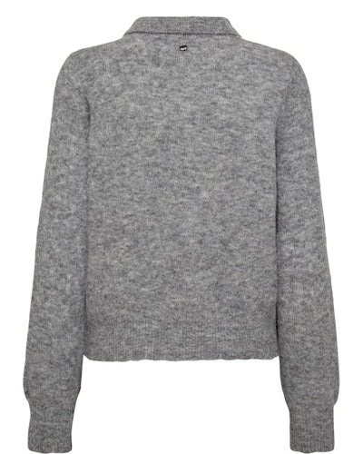 Nuciara Riette Pullover - Medium Grey Melange